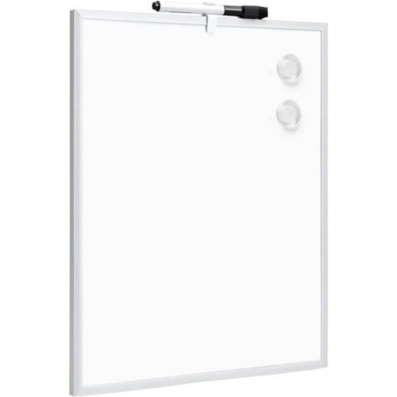 Magnetic Dry Erase Whiteboard 11x14 Wall Mount Message Board With Marker - Picture 1 of 8